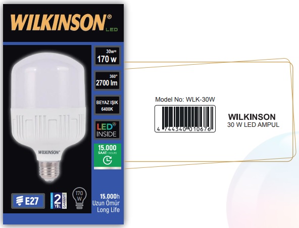 WILKINSON 30W Led Ampul - WLK-30W